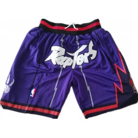 NBA Toronto Raptors Homme Shorts à poche Noir Swingman